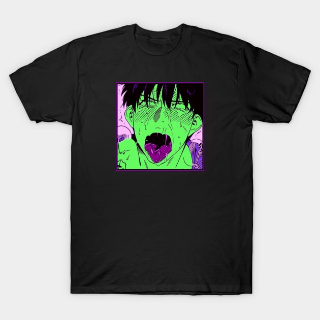 Ahegao Boy Pop Art Ahegao T Shirt TeePublic